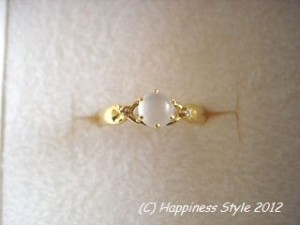 ムーンストーンの指輪１