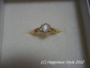 ムーンストーンの指輪２