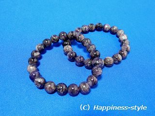 チャロアイトのブレスレット