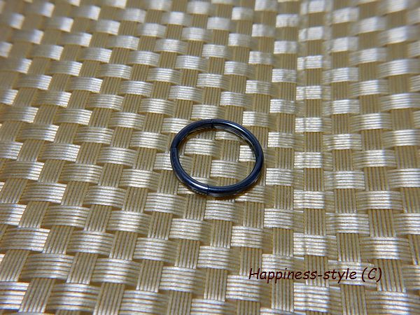 ヘマタイトの細めの指輪