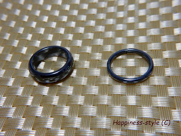 ヘマタイトの指輪の比較