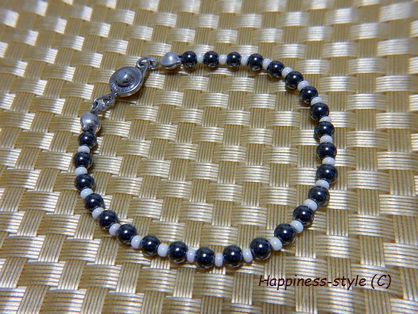 ヘマタイトのブレスレット